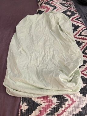 Light Mint Stretch Fitted Pack n Play Sheet